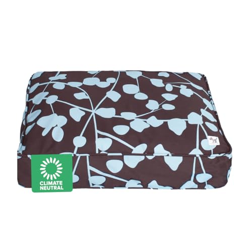 Molly Mutt Huge Dog Bed Cover - Your Hand in Mine Print - Measures 36x45x5 - 100% Cotton - Durable - Breathable - Sustainable - Machine Washable Dog Bed Cover