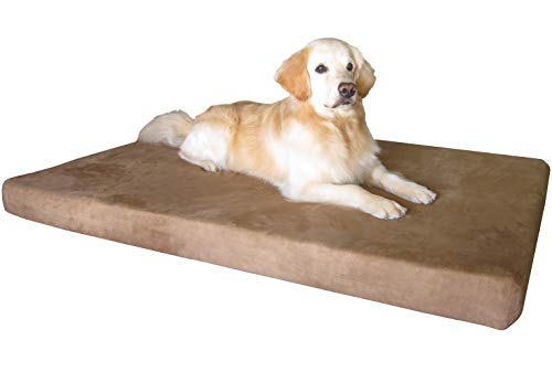 Dogbed4less Jumbo Orthopedic Memory Foam Dog Bed