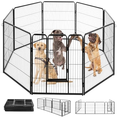 BestPet 40" 8‑Panel Playpen