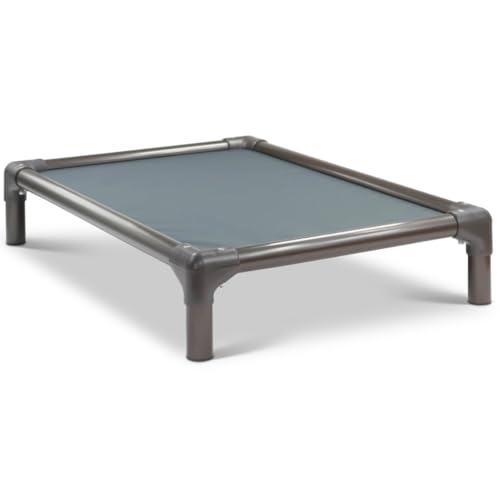 Kuranda Chewproof Dog Bed - Walnut PVC - 25" x 18" - Cordura Nylon - Smoke