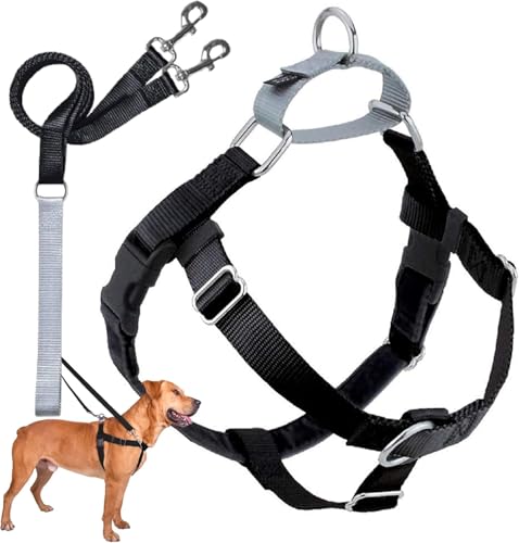 2 Hounds Design Freedom No Pull (1" XL Black)