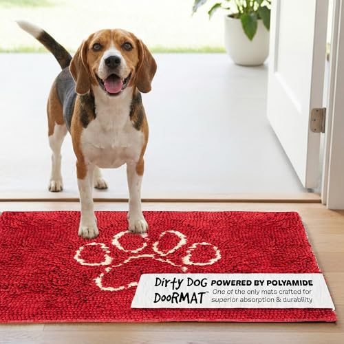 Dog Gone Smart Dirty Dog Doormat (Maroon)