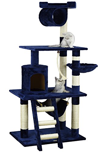 Go Pet Club 62" Tall Cat Tree (Blue)