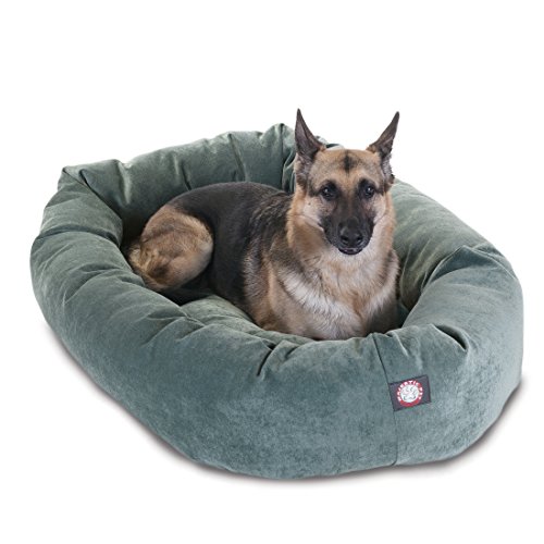 Majestic Pet 52 Inch Micro Velvet Calming Dog Bed