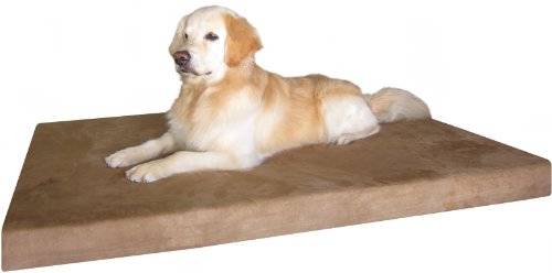 Dogbed4less Orthopedic Gel Infused Cooling Memory Foam Dog Bed (XXL)