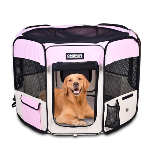 JESPET 61" Portable Soft Playpen