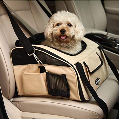 Pettom Pet Car Booster Seat Carrier (Collapsible)