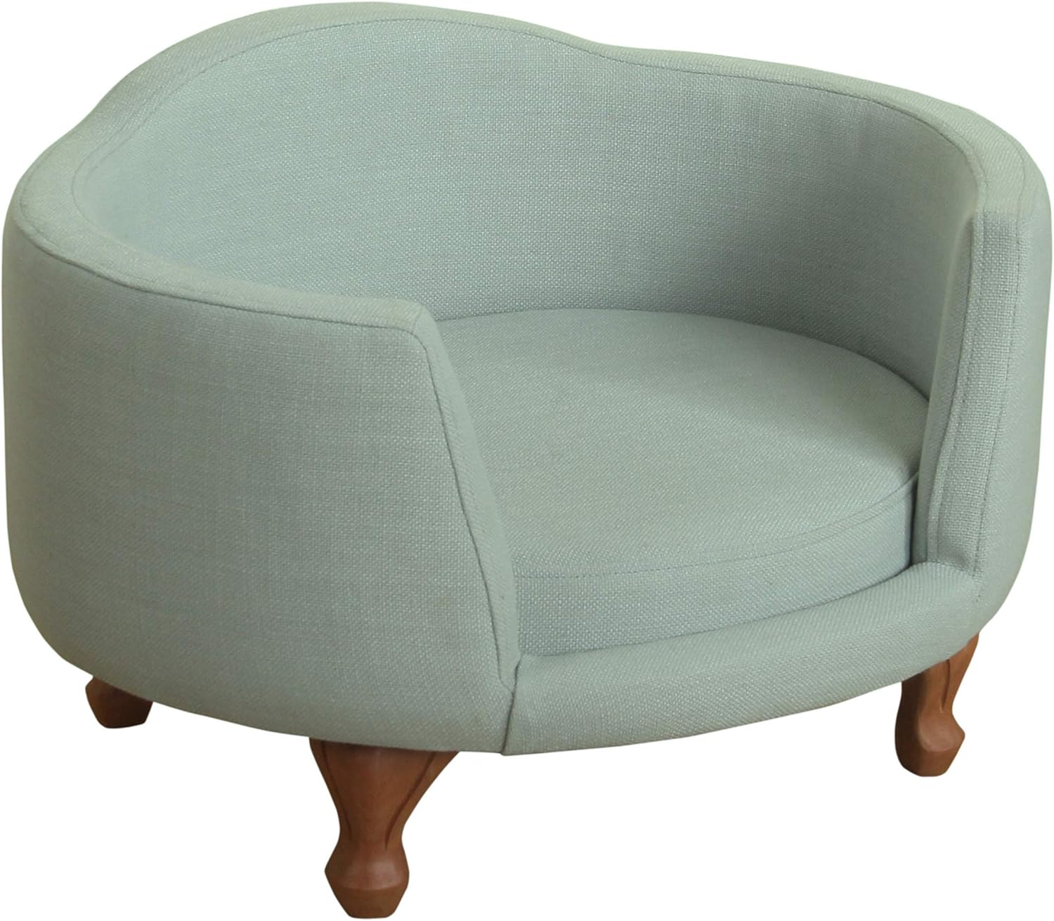 Homepop Home Decor Upholstered Curved Pet Bed