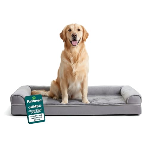 Furhaven Plush & Suede Jumbo