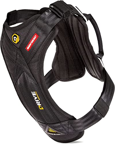 EzyDog Drive Dog Car Harness  Crash Tested and Certified (US-FMVSS 213) Dog Seat Belt Harness for Safe Travel, Adjustable with Padded Comfort (Small)