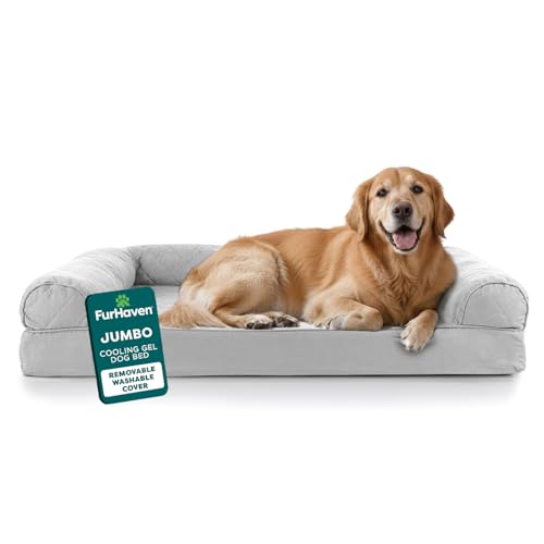 Furhaven Cooling Gel Sofa — Jumbo/XL