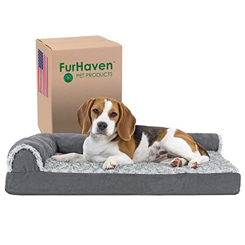 Furhaven Cooling Gel Dog Bed (Medium)