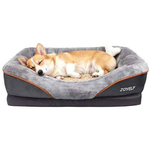 JOYELF Medium Memory Foam Dog Bed