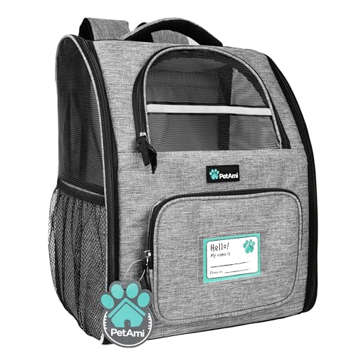 PetAmi Dog Backpack Carrier (Grey)
