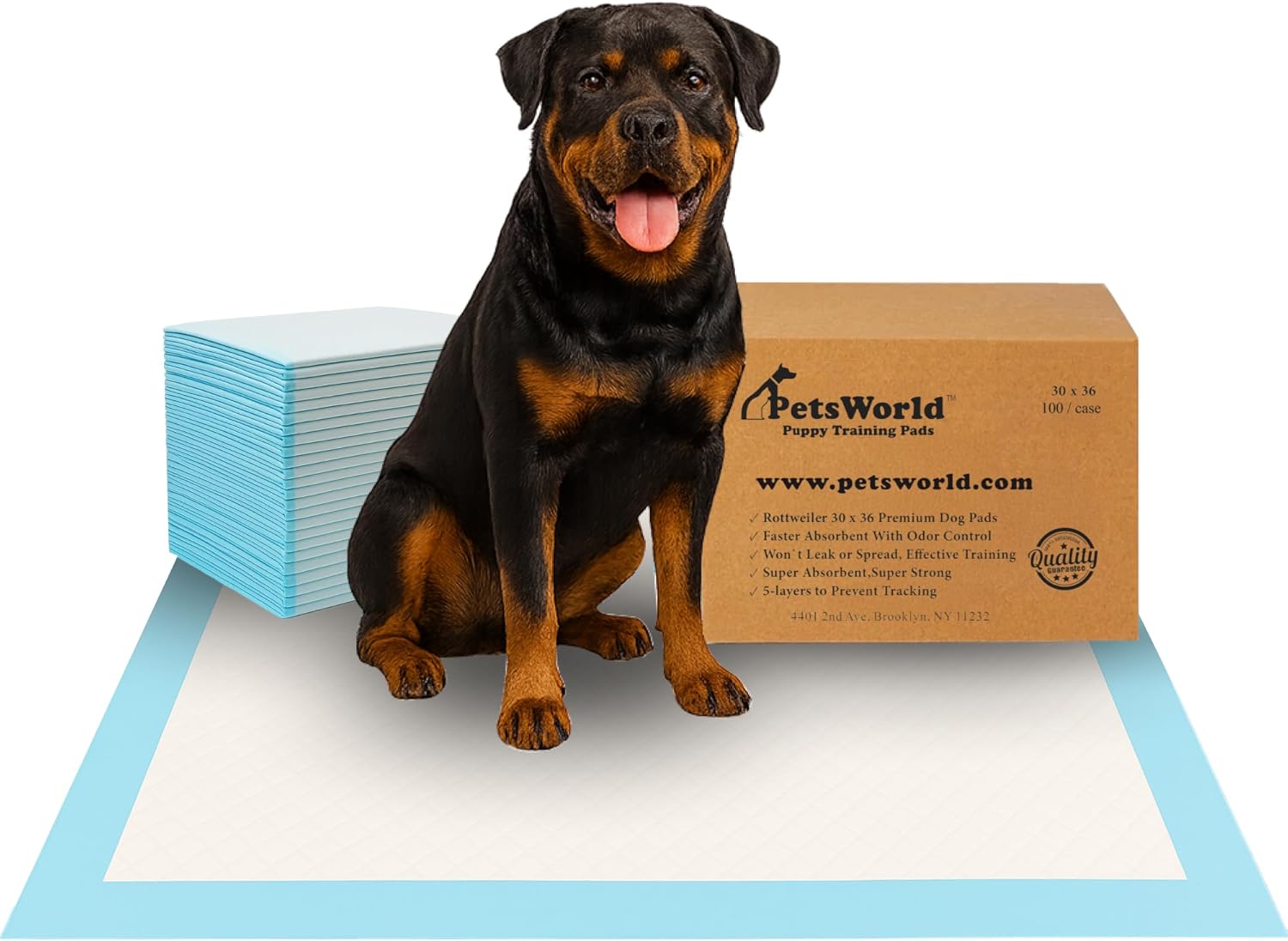 PETSWORLD Extra Large Potty Pads