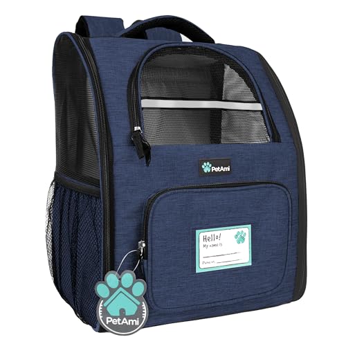 PetAmi Dog Backpack Carrier (Navy)