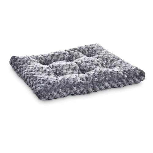 Amazon Basics Cat and Dog Bed and Crate Pad, Machine Washable, Indoor, 46 x 29 x 4 inches, Gray