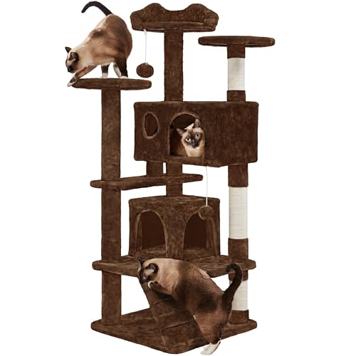 Yaheetech 54in Cat Tree Tower (Budget)