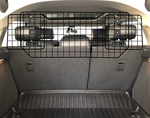 CASIMR Dog Car Barrier for SUVs, Vehicles, Cars, Trucks, Adjustable Pet Divider for Cargo Area, Car Accessories Safety Travel Universal-Fit, Heavy-Duty Wire Mesh Pet Barriers Dog Crate Cover