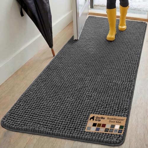 GORILLA GRIP Dog Doormat 70x24 (Charcoal)