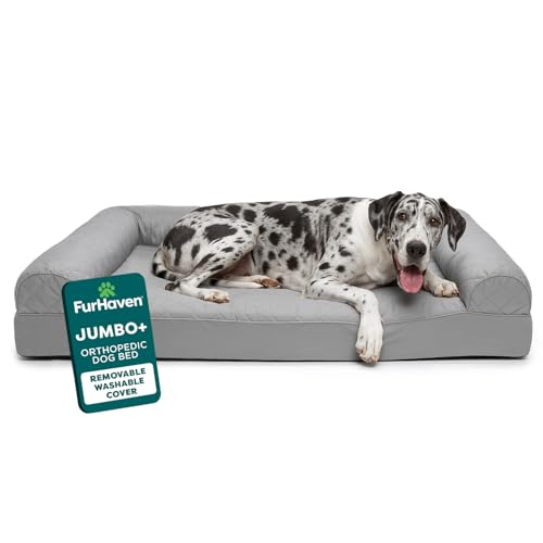 Furhaven Quilted Sofa (Jumbo Plus)