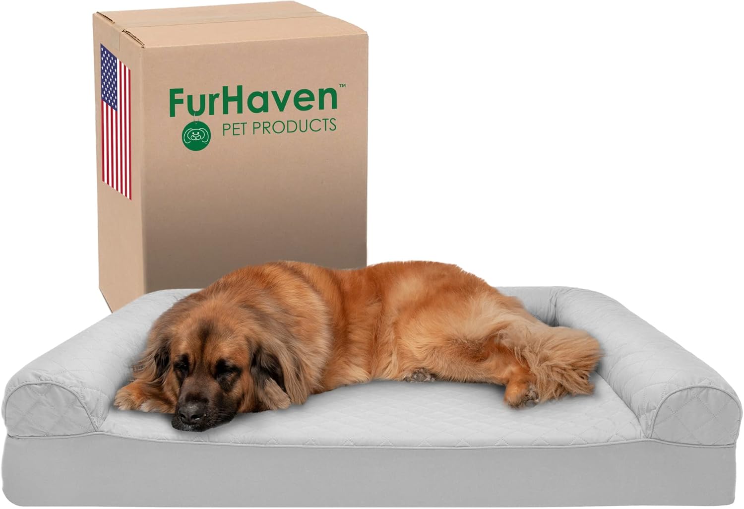 Furhaven Quilted Sofa