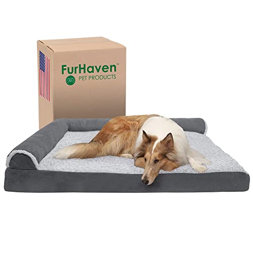 Furhaven Chaise L-Shaped (Jumbo Plus)
