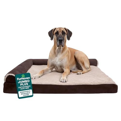 Furhaven Orthopedic L Chaise (Jumbo Plus)