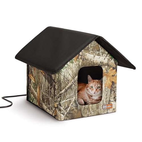 K&H Heated Outdoor Cat House (Camo)