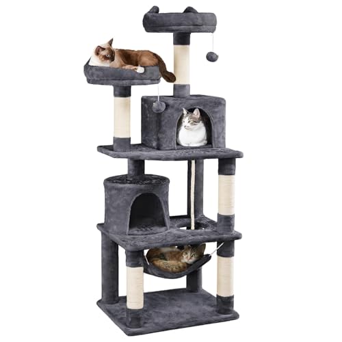 Yaheetech 62.5in Cat Tree (Dark Gray)