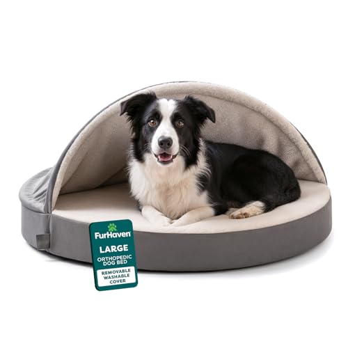 Furhaven 35" Round Orthopedic