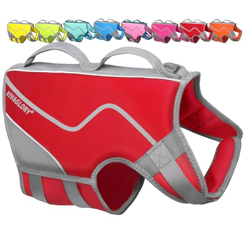VIVAGLORY Neoprene Dog Life Vest