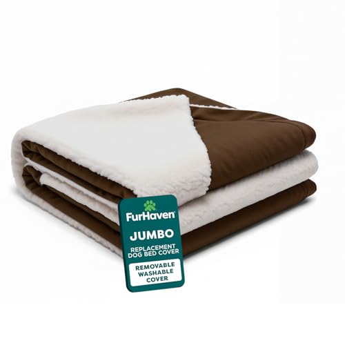 Furhaven Sherpa & Suede (Espresso)