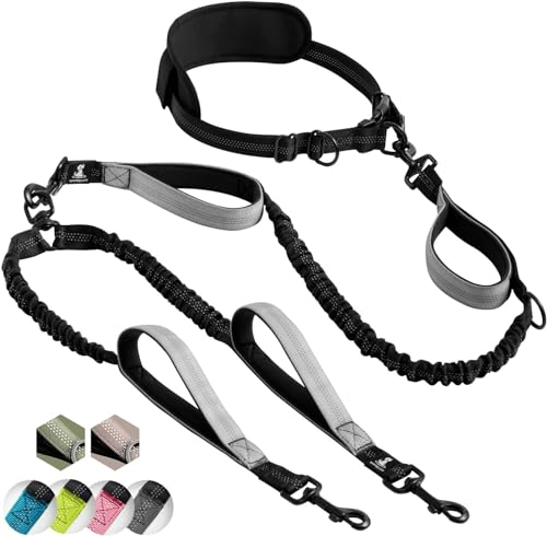 SparklyPets Hands Free Double Dog Leash