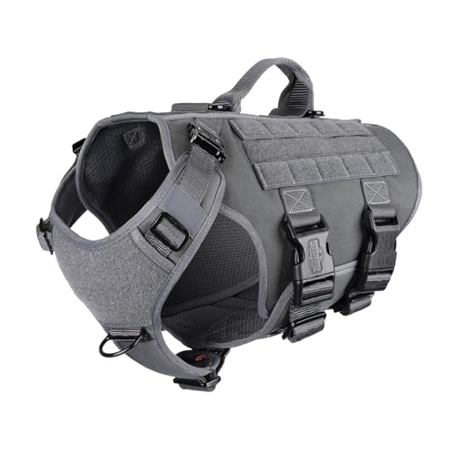 ICEFANG GN3 Tactical Dog Harness (Wolf Gray)