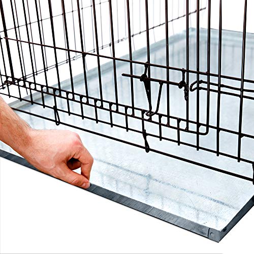KOPEKS Galvanized Metal Tray