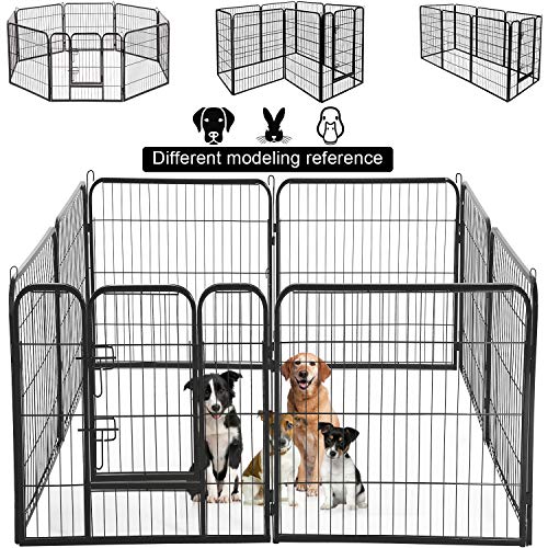 BMS 8-Panel Metal Playpen