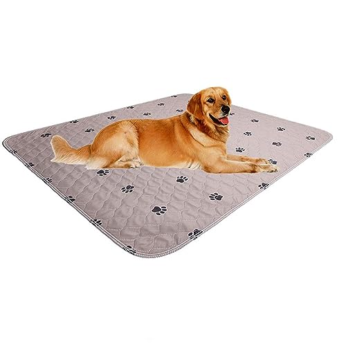 Washable Puppy Pads, Reusable Pet Training Pads - Large Dog Bed Mat, Waterproof & Super Absorbing