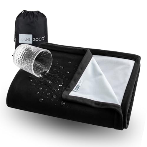 Blue Zoca Waterproof Blanket (Black)