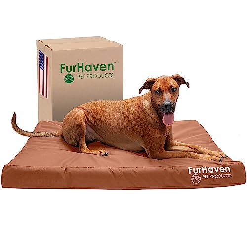 Furhaven Water-Resistant Orthopedic Dog Bed