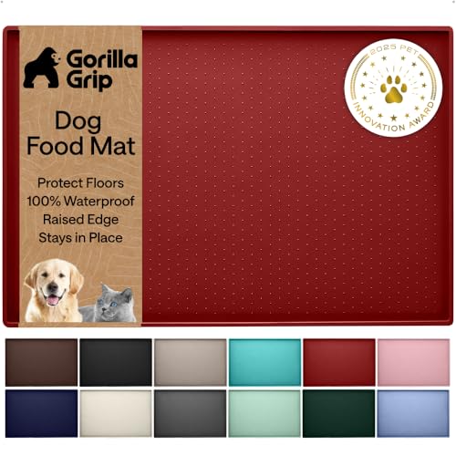 GORILLA GRIP 100% Waterproof Raised Edge (Red)