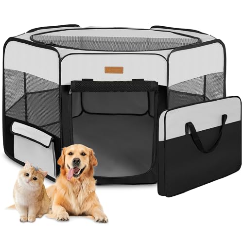 Akinerri Dog Playpen (Black)