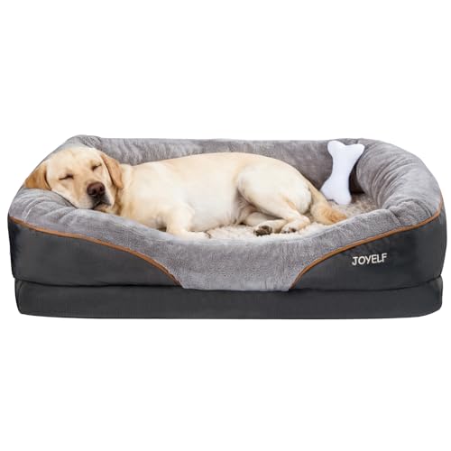 JOYELF XXLarge Memory Foam Dog Bed, Orthopedic Dog Bed & Sofa with Removable Washable Cover for Large Dogs