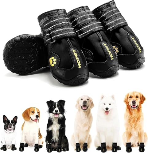 Hcpet Dog Shoes Size 7 (Black)