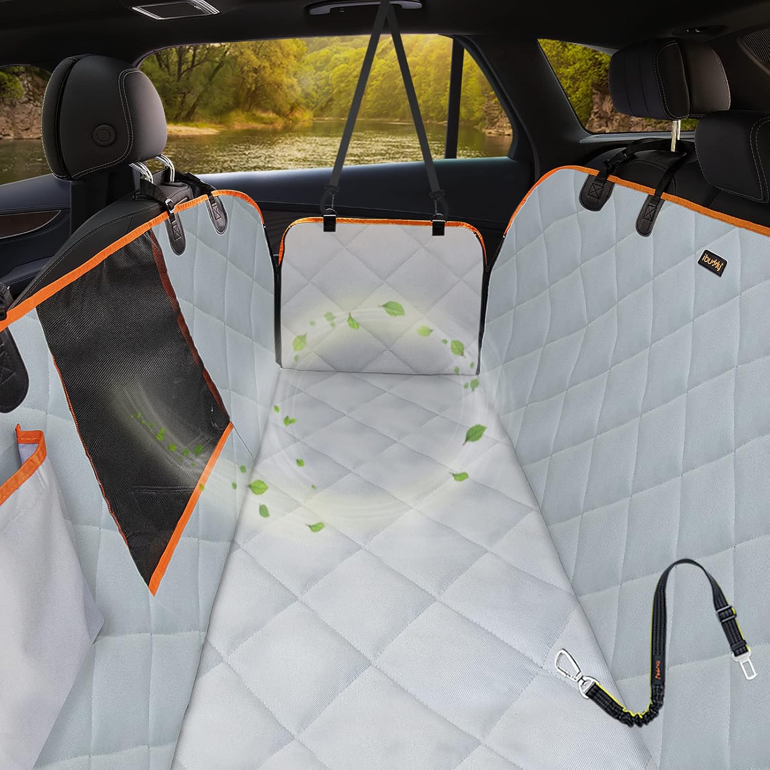 iBuddy Dog Seat Cover (Mesh Window)
