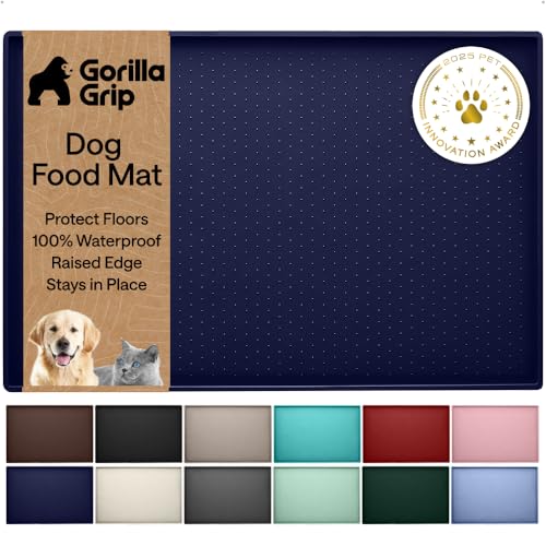 GORILLA GRIP 100% Waterproof Silicone Mat (Navy)