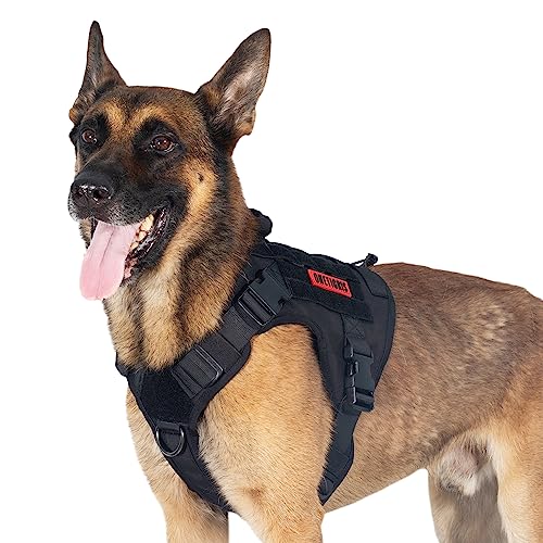 OneTigris Tactical Dog Harness Vest (Black)