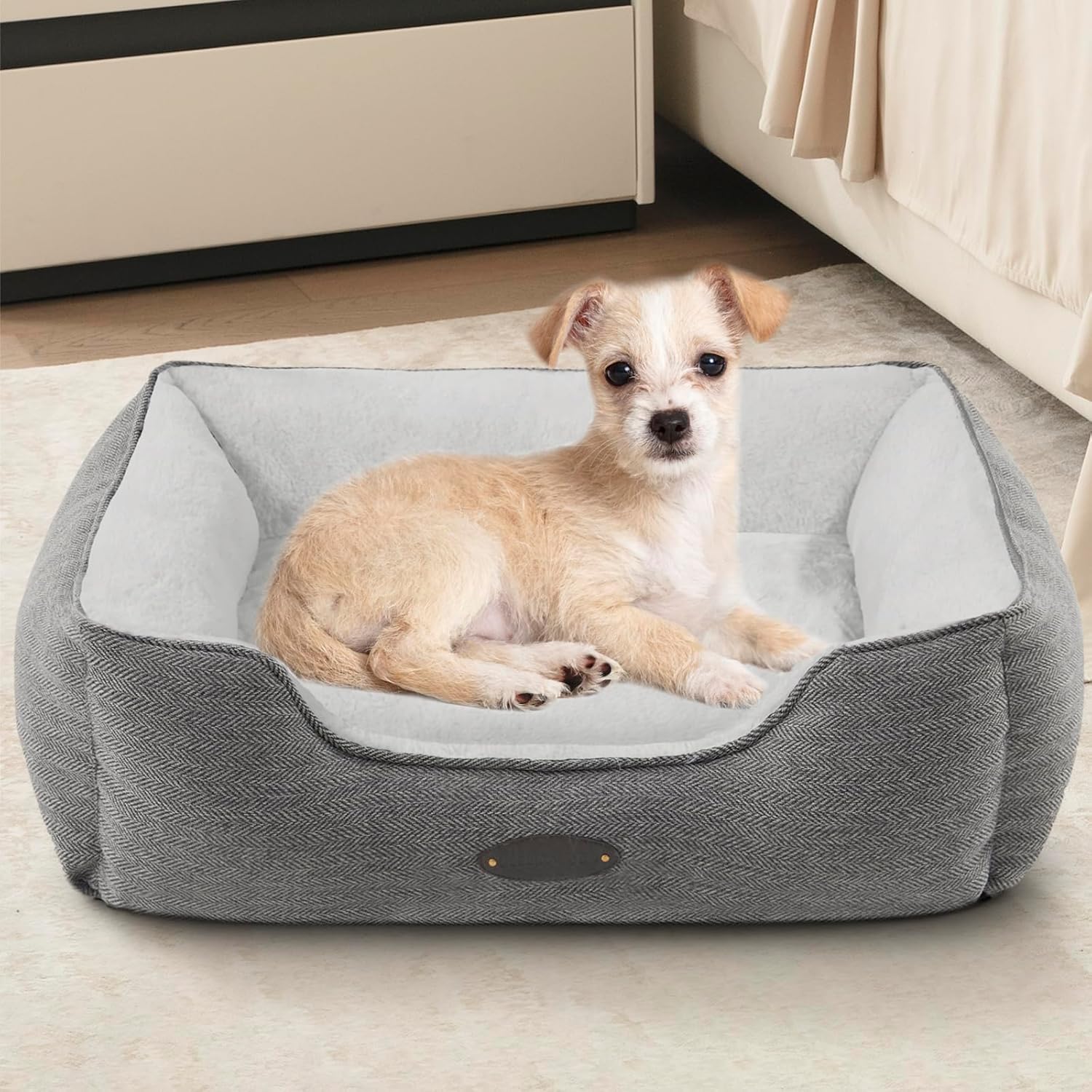 DEBANG HOME Rectangular Kennel Bed