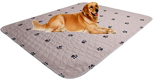 Washable Dog Pee Pads with Puppy Grooming Gloves,Puppy Pads,Reusable Pet Training Pads,Waterproof Pet Pads for Dog Bed Mat,Super Absorbing Whelping Pads