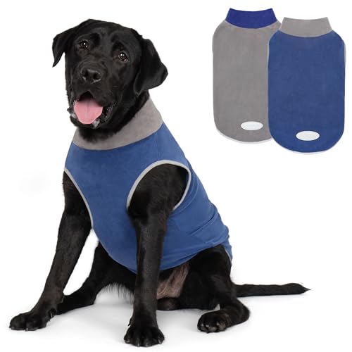 cyeollo 2 Pack Dog Sweater Fleece Vest Pullover